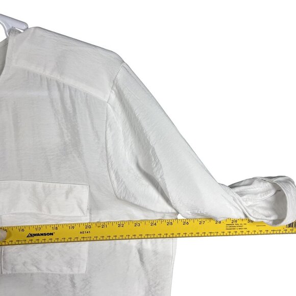 NWT Lot Of Three Beverly Drive Women 2X Button 3/4 Tab Sleeve Top Gold White Red - Picture 9 of 16